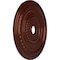 Ekena Millwork Cole Ceiling Medallion (Fits Canopies up to 9 1/8"), 25 3/8"OD x 3 3/8"ID x 1 3/8"P, Antique Copper CM25COACS - alternate 4